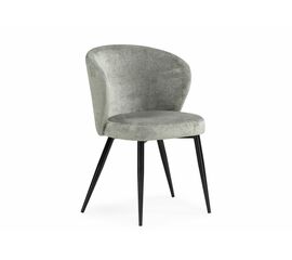 Стул на металлокаркасе Gref gray / black | Интернет магазин мебели и декора LifeDekor