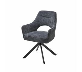 Стул Muara, букле серый, поворотно-возвратный механизм | Интернет магазин мебели и декора LifeDekor