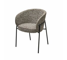 Стул Ghost букле биколорный, коричневый | Интернет магазин мебели и декора LifeDekor