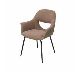 Стул Smile ткань комби, мокка | Интернет магазин мебели и декора LifeDekor