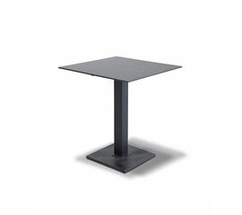 "Каффе" интерьерный стол из HPL квадратный 70х70см, цвет "серый гранит" | Интернет магазин мебели и декора LifeDekor
