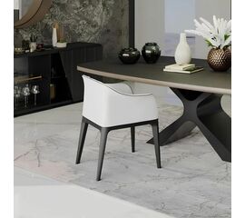 Кресло Mido массив, экокожа платиновый | Интернет магазин мебели и декора LifeDekor