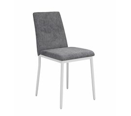 Стул DikLine 270 SB6 св.сер, ножки белые | Интернет магазин мебели и декора LifeDekor
