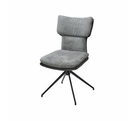 Стул Nevil ткань комби серый, поворотно-возвратный механизм 360 градусов | Интернет магазин мебели и декора LifeDekor