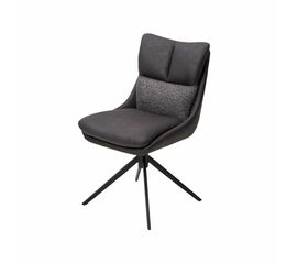 Стул Marlin ткань комби серый, поворотно-возвратный механизм 360 градусов | Интернет магазин мебели и декора LifeDekor