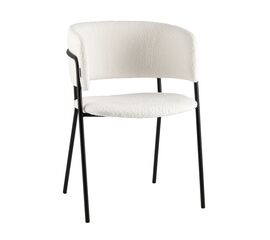 Кресло Нэлли New, букле белый | Интернет магазин мебели и декора LifeDekor