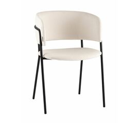 Кресло Нэлли New буклированный велюр белый | Интернет магазин мебели и декора LifeDekor