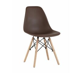 Стул Eames Style DSW коричневый (разборный каркас) | Интернет магазин мебели и декора LifeDekor