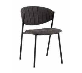 Стул Харпер ткань рогожка тёмно-серый | Интернет магазин мебели и декора LifeDekor