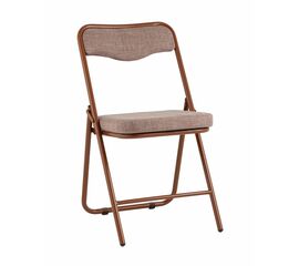 Стул складной Джонни рогожка капучино каркас капучино | Интернет магазин мебели и декора LifeDekor