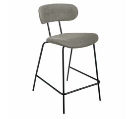 Стул полубарный Ant букле серый | Интернет магазин мебели и декора LifeDekor