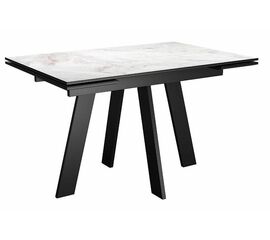 Стол DikLine SKM120 Керамика Italian Grey (глянец серый)/опоры черные | Интернет магазин мебели и декора LifeDekor