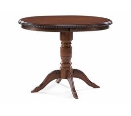 Стол деревянный Аллофан круглый миланский орех | Интернет магазин мебели и декора LifeDekor