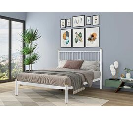 Кровать АРЗУ (140х200/металлическое основание) Белый | Интернет магазин мебели и декора LifeDekor