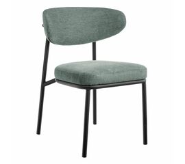 Стул Lucas 2 шалфей шенилл с чёрными ножками | Интернет магазин мебели и декора LifeDekor