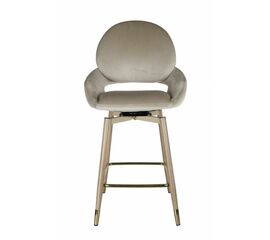 Стул барный Виола BS1376-BG-4, бежевый/орех | Интернет магазин мебели и декора LifeDekor