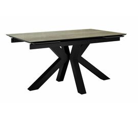 Стол DikLine SFE140 Керамика мрамор под дерево BG 110/подстолье черное/опоры черные (2 уп.) | Интернет магазин мебели и декора LifeDekor