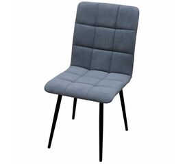 Стул ДП2-17 «Шарли», ткань «Канди Грей», каркас черный | Интернет магазин мебели и декора LifeDekor