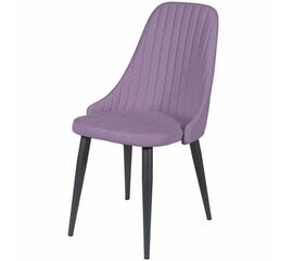 Стул ДП2-30 «Шато», ткань «Канди Лаванда», каркас черный | Интернет магазин мебели и декора LifeDekor