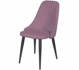 Стул ДП2-30 «Шато», ткань «Катания Лаванда», каркас черный | Интернет магазин мебели и декора LifeDekor