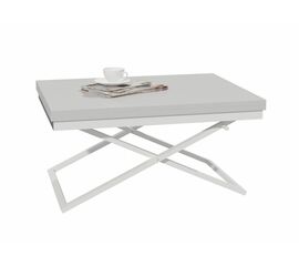 Стол трансформер Орфей 1, белый/серый | Интернет магазин мебели и декора LifeDekor