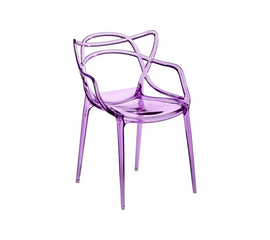 Стул Masters прозрачный сиреневый | Интернет магазин мебели и декора LifeDekor