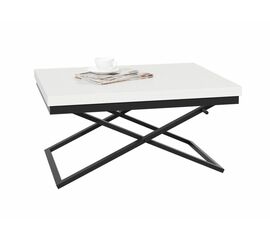 Стол трансформер Орфей 1, черный/белый | Интернет магазин мебели и декора LifeDekor