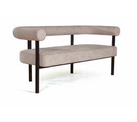 Диван Biggi, шенил Puffy beige / опоры черные | Интернет магазин мебели и декора LifeDekor