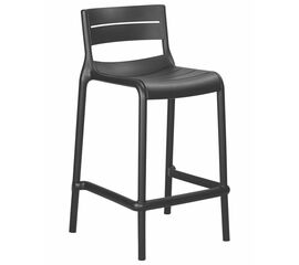 Стул полубарный DOBRIN NESSA, черный (B-03), Вариант: чёрный (B-03) | Интернет магазин мебели и декора LifeDekor