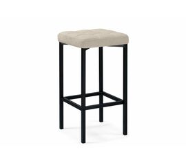 Барный стул Лофт ткань канди крем / черный матовый | Интернет магазин мебели и декора LifeDekor