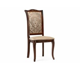 Стул деревянный Керия ткань бежевый / вишня | Интернет магазин мебели и декора LifeDekor