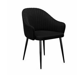 Стул DikLine 440 K21 черный, ножки черные | Интернет магазин мебели и декора LifeDekor