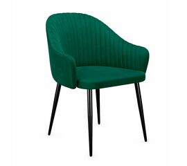 Стул DikLine 440 K13 изумруд, ножки черные | Интернет магазин мебели и декора LifeDekor
