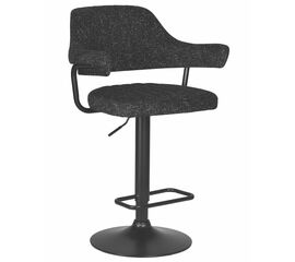 Стул барный DOBRIN CHARLY BLACK, черный твид (LEO18), Вариант: черный твид (LEO18) | Интернет магазин мебели и декора LifeDekor
