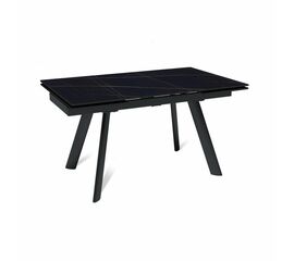 Стол раскладной Stone (140+40+40), керамика матовая Black Gold | Интернет магазин мебели и декора LifeDekor