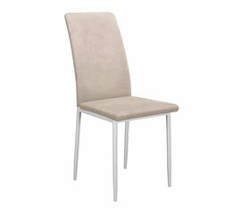 Стул DikLine 272 B03 BEIGE, ножки белые | Интернет магазин мебели и декора LifeDekor