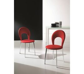 Стул VITTORIA 44,52 (М089 алюмин./ MAGU/07 TB606 антрацит, ткань Magu ) | Интернет магазин мебели и декора LifeDekor