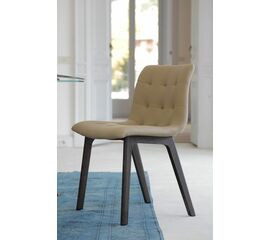 Стул KUGA 40.37 (ELM L008 WOODS/ TR518 песочный, экокожа) | Интернет магазин мебели и декора LifeDekor