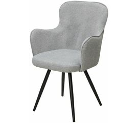 Стул ALTAIR 360 град. поворот. NS10 серый, букле / черный каркас, М-City | Интернет магазин мебели и декора LifeDekor