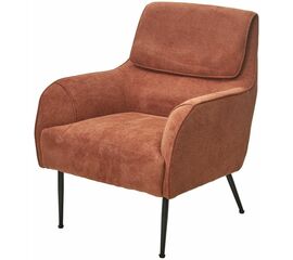 Кресло MAGDA Cato-08 коричневый, ткань / черный каркас, ®DISAUR | Интернет магазин мебели и декора LifeDekor