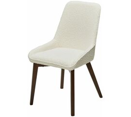 Стул CRISTIAN White A2635-1A, букле / орех, ®DISAUR | Интернет магазин мебели и декора LifeDekor
