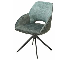 Стул BERRIES 360 град., Зеленый Loris-39, велюр/темно-зеленый 7525-156, велюр/ черный каркас, DISAUR | Интернет магазин мебели и декора LifeDekor