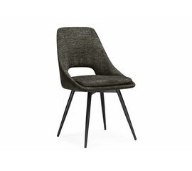 Стул на металлокаркасе Avianus вращающийся коричневый / черный | Интернет магазин мебели и декора LifeDekor