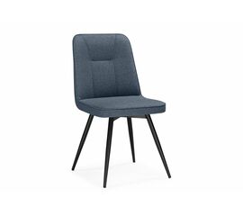 Стул на металлокаркасе Texas 3 поворотный синий / черный | Интернет магазин мебели и декора LifeDekor