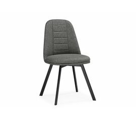 Стул на металлокаркасе Texas 2 светло-серый поворотный / черный | Интернет магазин мебели и декора LifeDekor