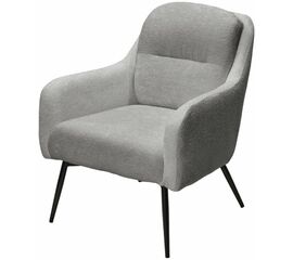 Кресло ARGOS 3018-03 светло-серый, шенилл / черный каркас, ®DISAUR | Интернет магазин мебели и декора LifeDekor