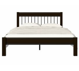 Кровать АГАТА 160, черный/шоколад | Интернет магазин мебели и декора LifeDekor