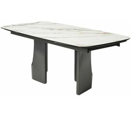 Стол BIRGER 200 KL-188 Контрастный мрамор, итальянская керамика, ®DISAUR | Интернет магазин мебели и декора LifeDekor