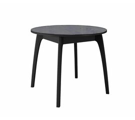 Стол DikLine MK46 Керамика Серый мрамор/подстолье черное/опоры черные | Интернет магазин мебели и декора LifeDekor