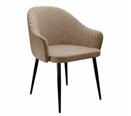 Стул DikLine 440 TW05 капучино, ножки черные | Интернет магазин мебели и декора LifeDekor